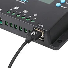 10A 12V/24V PWM Solar Charge Controller with LCD Display
