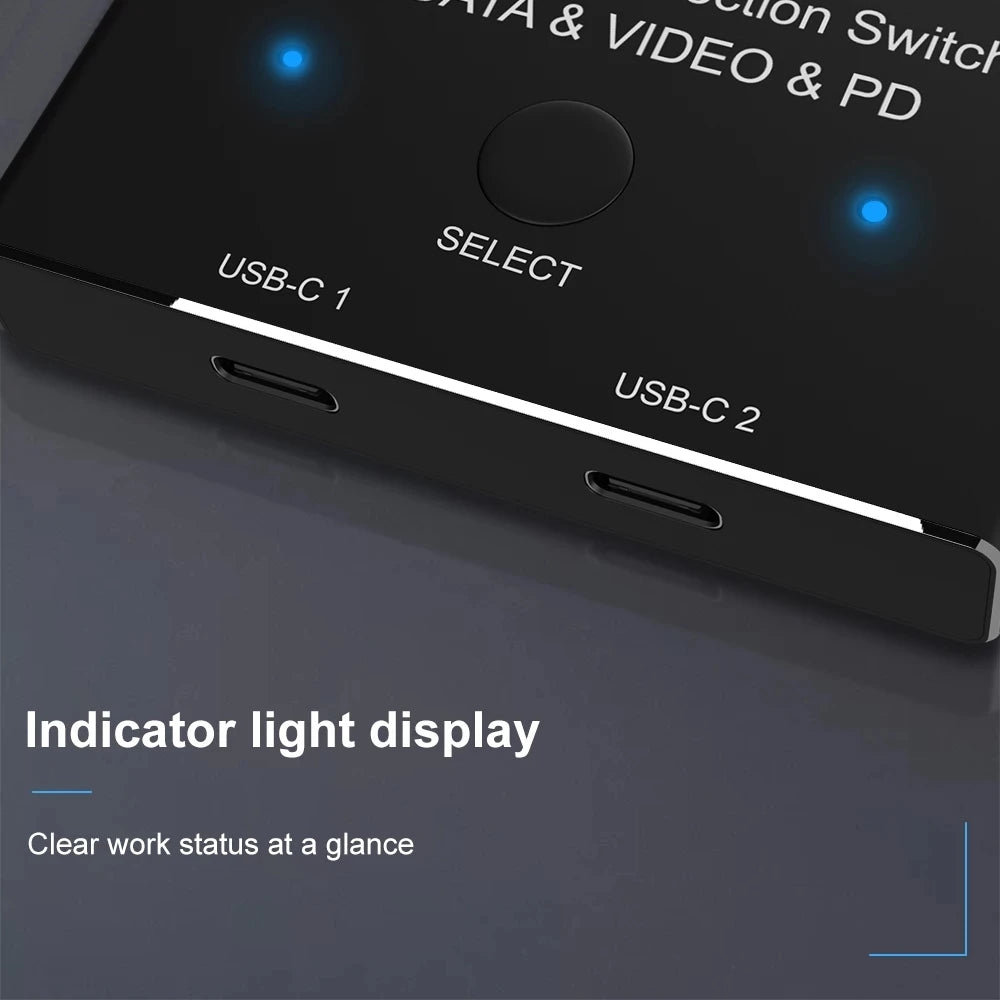 Bidirectional USB-C Video and Data Switch
