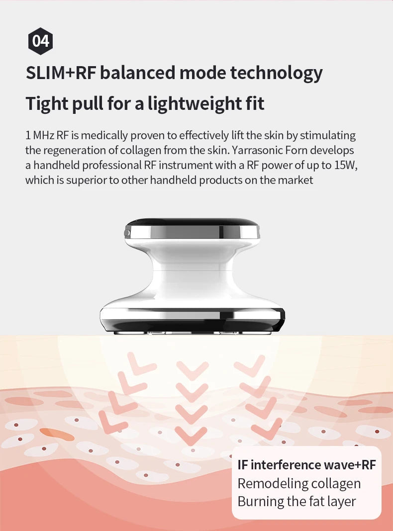 4 in 1 Cellulite Massager Remover Body Sculpting Machine Cordless Electric Body Slimming Massage for Belly Waist Arm Leg Butt