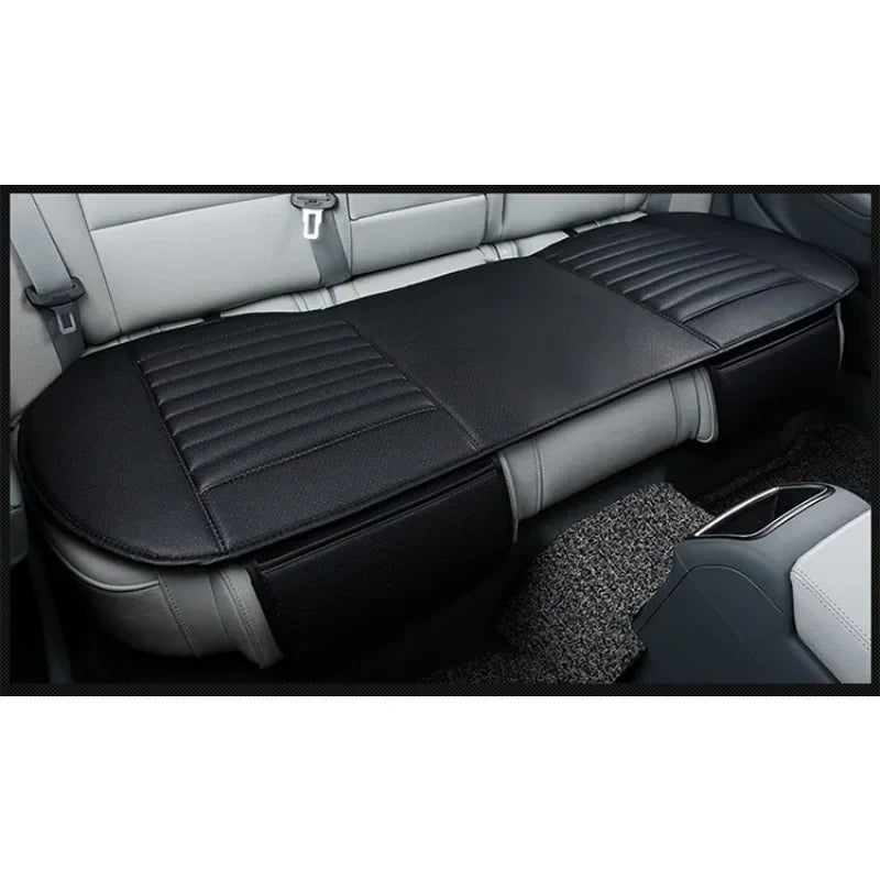 Car Seat Covers Protectors,Luxury PU Leather Breathable Car Interior Seat Cushion Pad Mat for Sedan SUV Truck Jeep Mini Van