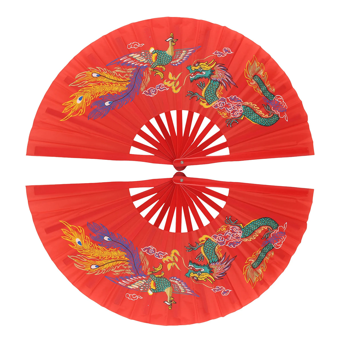 Tai Chi Performance Fans, Left-and-Right Pair