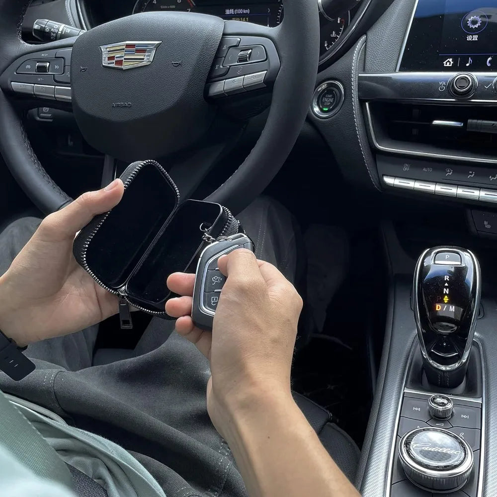 Faraday zaštita torbica za ključeve automobila, torba za blokiranje signala ključa, sigurnosna torba za automobil