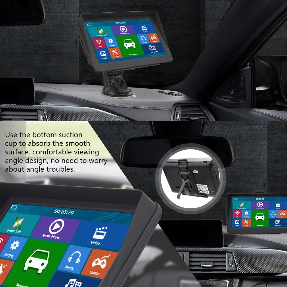 7-inch TFT LCD Touchscreen GPS Navigator with FM Voice Guide