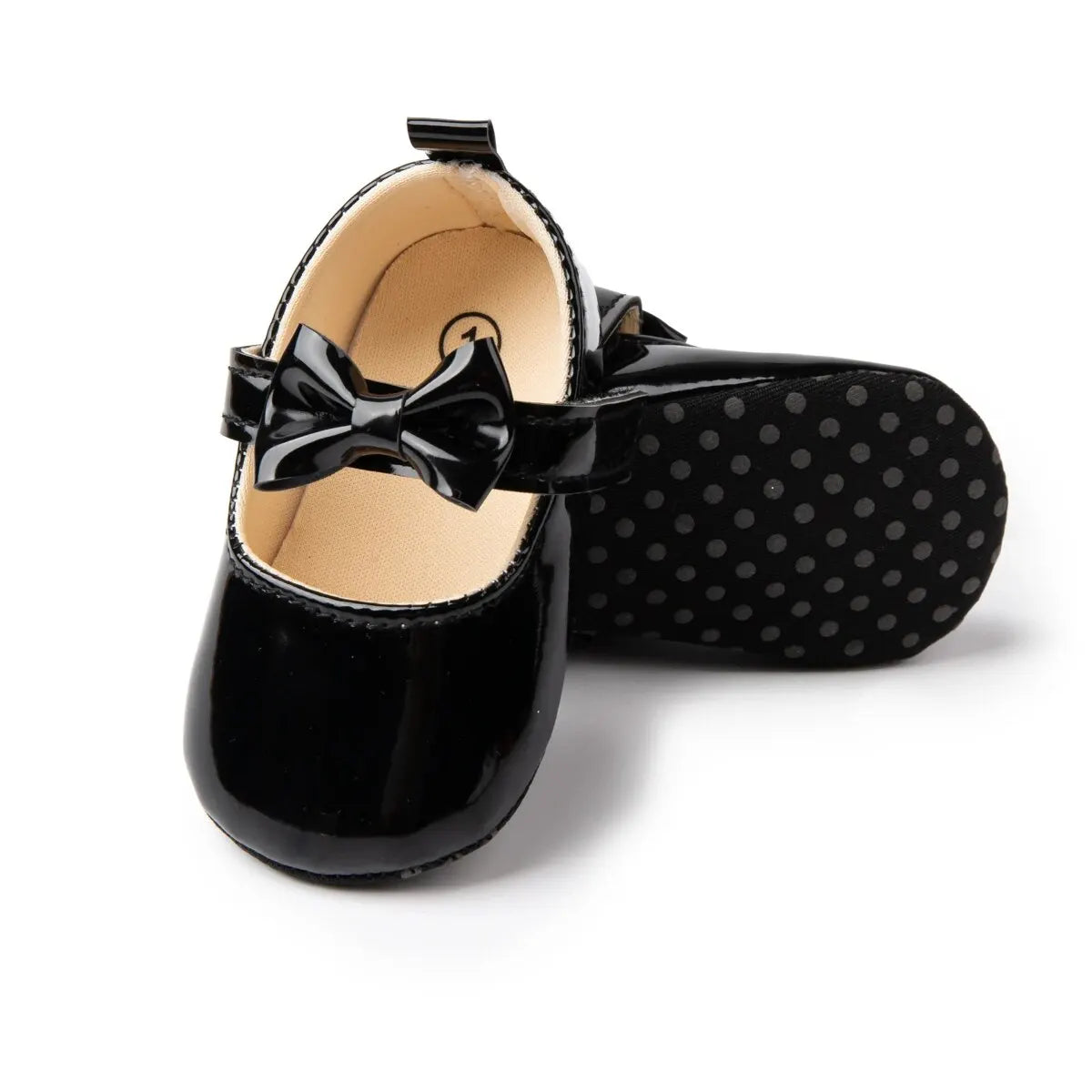 Baby Girl Dress Shoes with Bowknot Soft Sole Princess Style