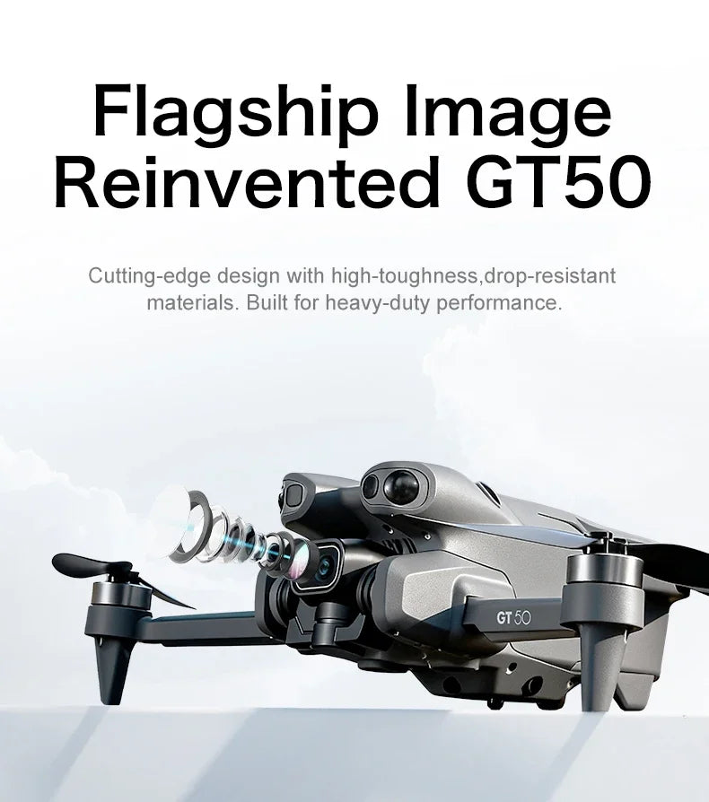Lenovo GT50 8K Drone with 360° Obstacle Avoidance & 3KM Range