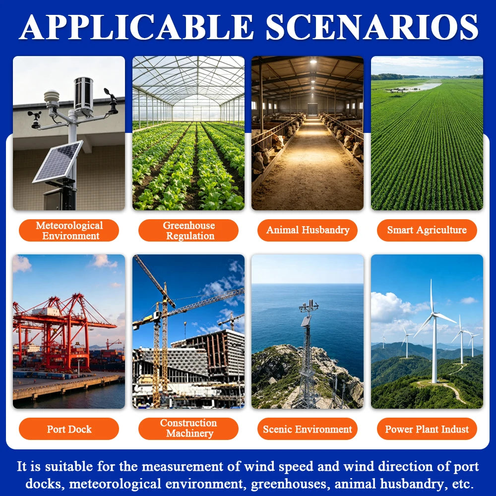 Wind Speed and Direction Sensor Options
