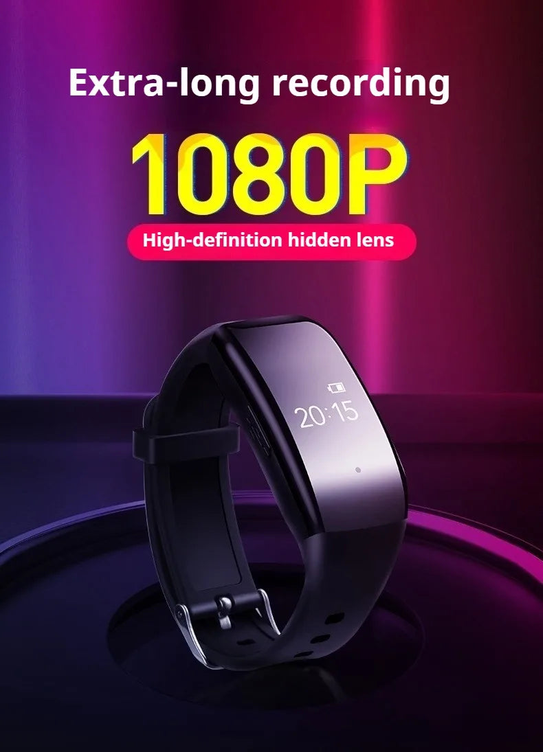 Mini Camera Wristwatch 1080P HD with 4GB Memory Discreet Design