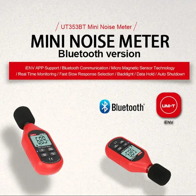 UNI-T UT353BT Bluetooth-geluidsniveaumeter