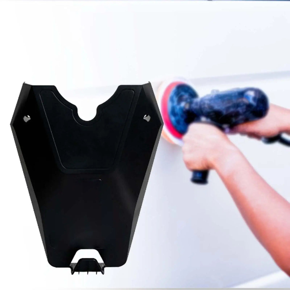 Supporto a parete per smerigliatrice angolare, accessori PP, rack di archiviazione per lucidatrici industriali, lavaggio auto, cosmetici, area di lavoro domestica