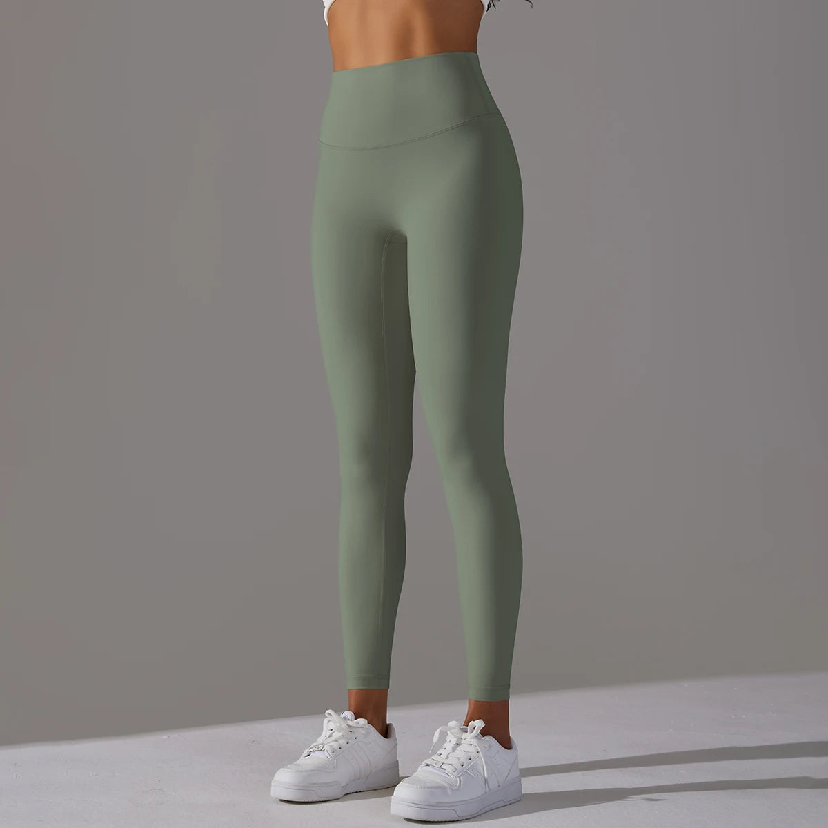Damens High-Waist Stretch-Leggings