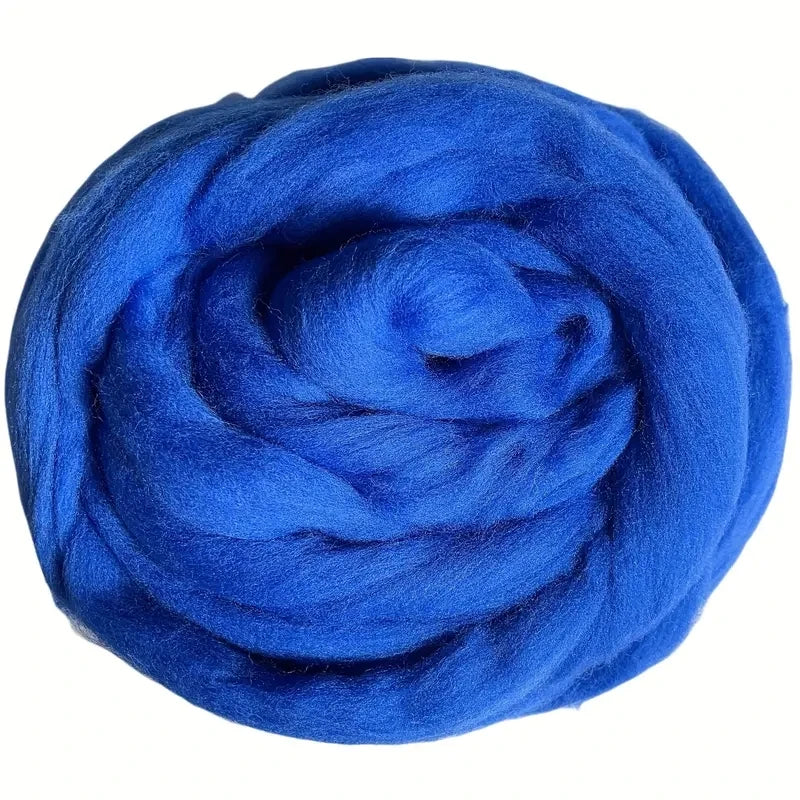 Wool Roving for Felting and Spinning, 100 g