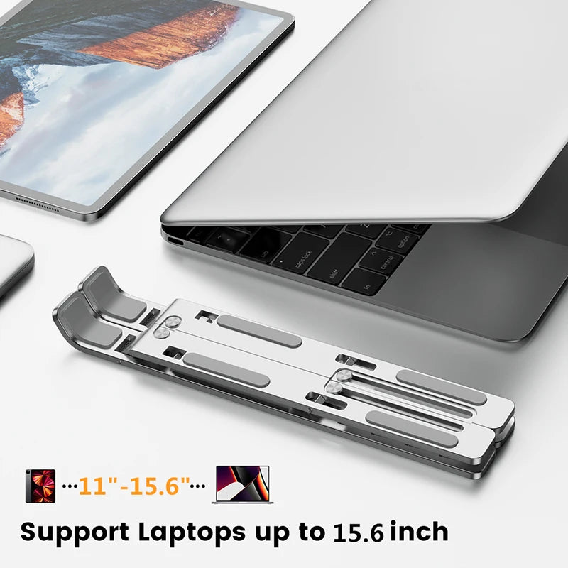 Folding Aluminium Laptop Stand