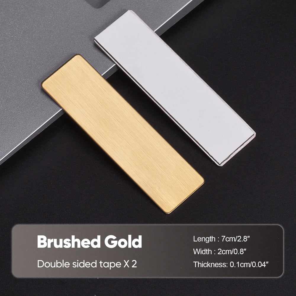 Targa identificativa personalizzata in acciaio inossidabile per cassetta postale e porta