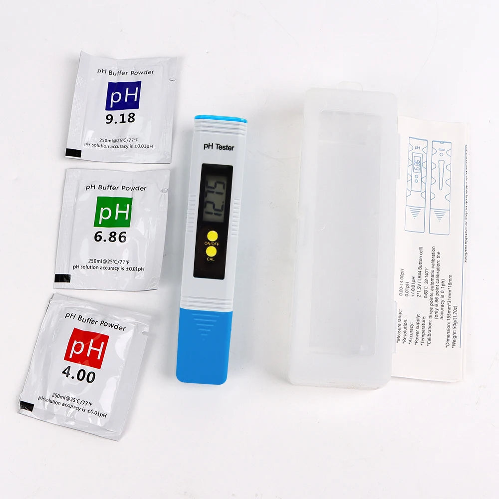 pH-mètre numérique de poche avec mesure de la température