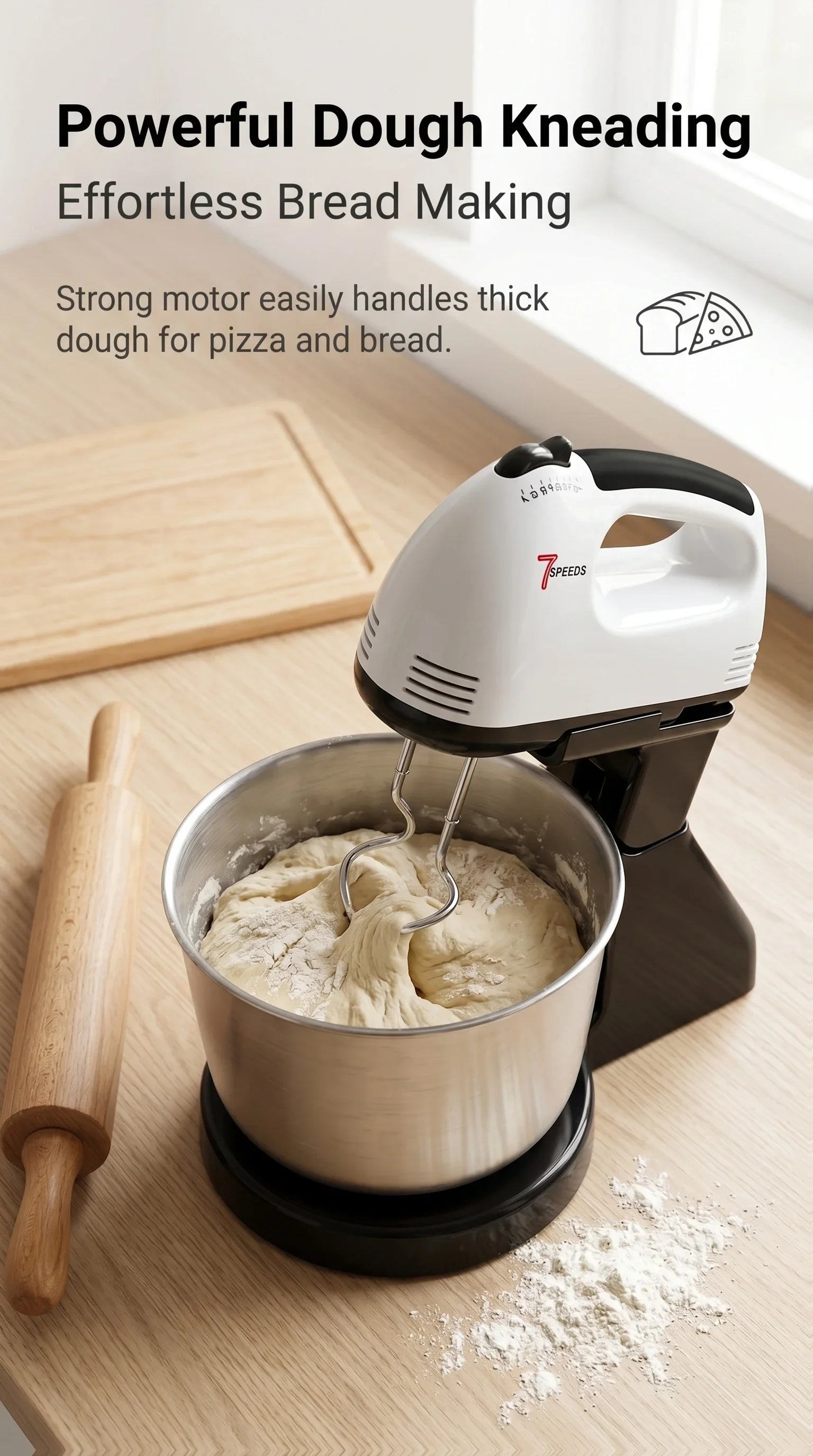 Electric Handheld Egg Beater Mixer