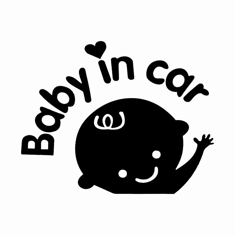 Baby en Kinderen on Board autodecal – Negen ontwerpen