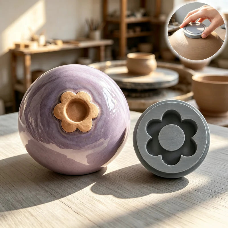 Pottery Base Stamping Tool Set