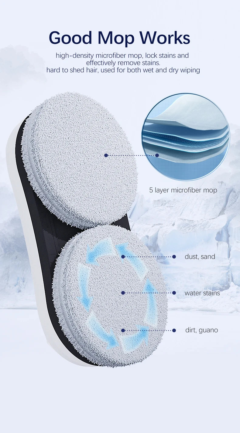 Window Robot Vacuum Cleaner Auto Working Electric Glass Limpiacristales Remote Control For Home