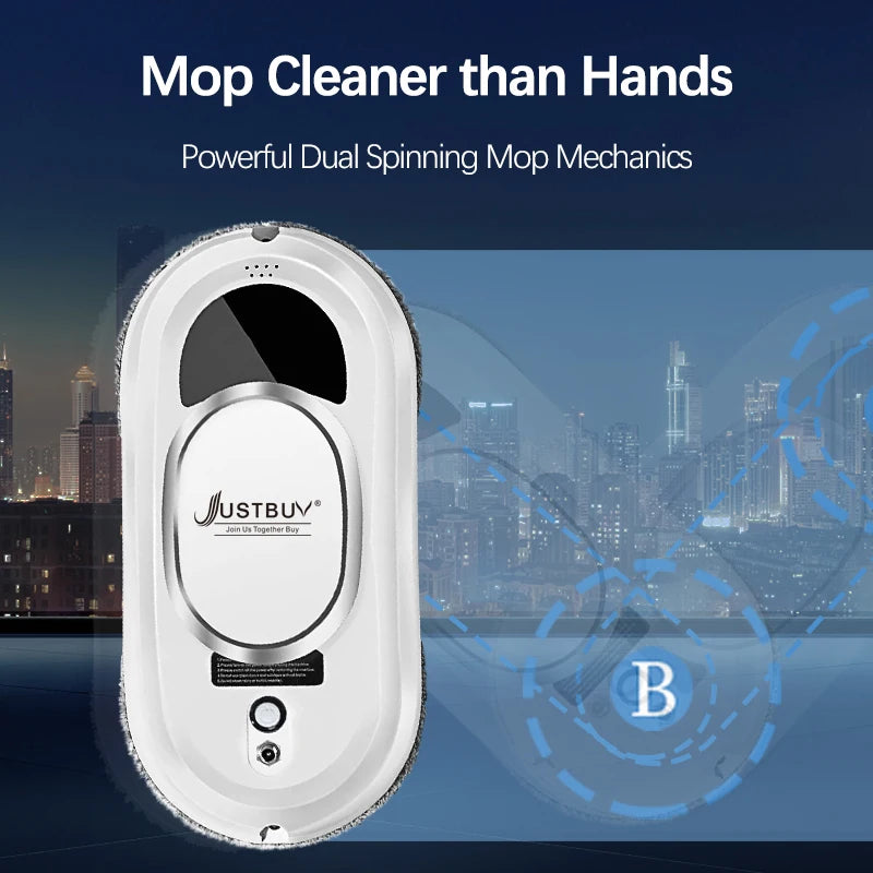 Remote-Controlled Window Cleaning Robot