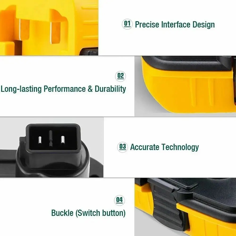 Adaptér DCA1820 pro 20V akumulátory a nářadí DeWalt 18V