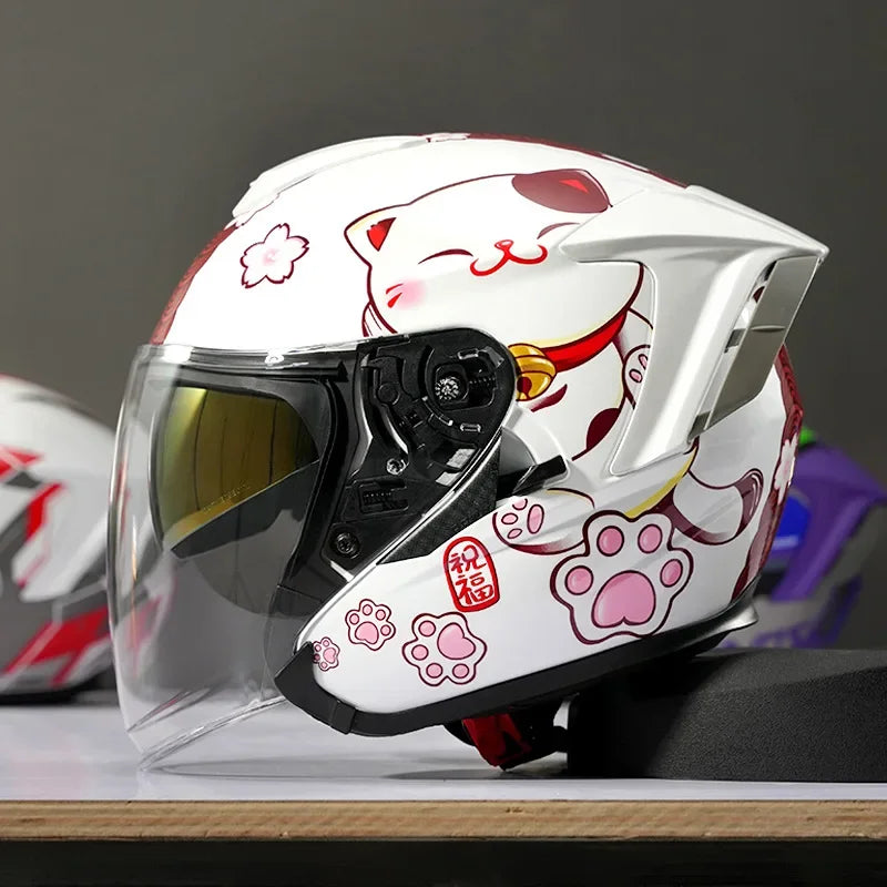 Ryzen RO-5 Unisex Half Motorcycle Helmet
