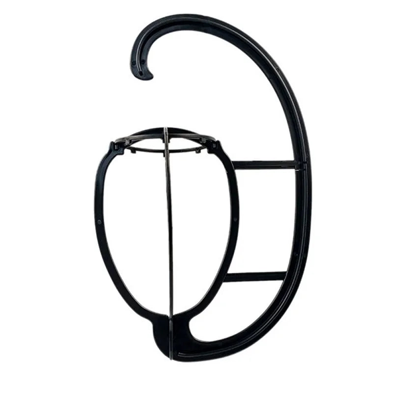 Suporte portátil para perucas, adequado para várias perucas e chapéus, essencial para moldar perucas e usar ferramentas de penteado