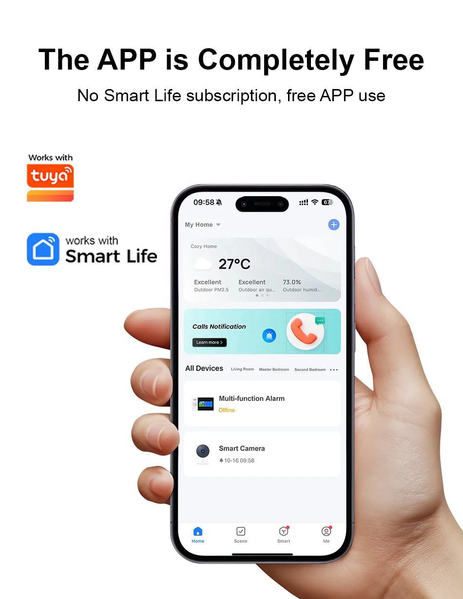 PGST 4G WiFi Έξυπνο Ασύρματο Σύστημα Αντικλοπής Ασφάλειας Συνεργασία με Tuya και Smart Life, Απομακρυσμένος Έλεγχος Ενεργοποίησης/Απενεργοποίησης, ενημέρωση σε πραγματικό χρόνο, αισθητήρας πόρτας/κίνησης, πλήρες σύστημα, ευρωπαϊκή ασφάλεια οικίας