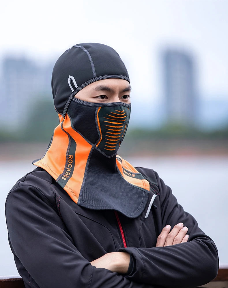 Vintertermisk fleecebalaklava hel ansikts skidmask vindskyddande huvudbonad