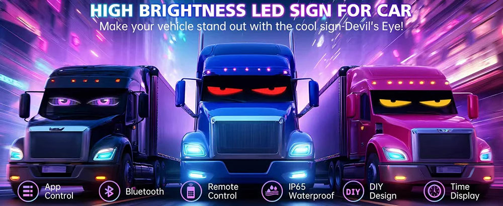 Painel de matriz RGB LED programável flexível