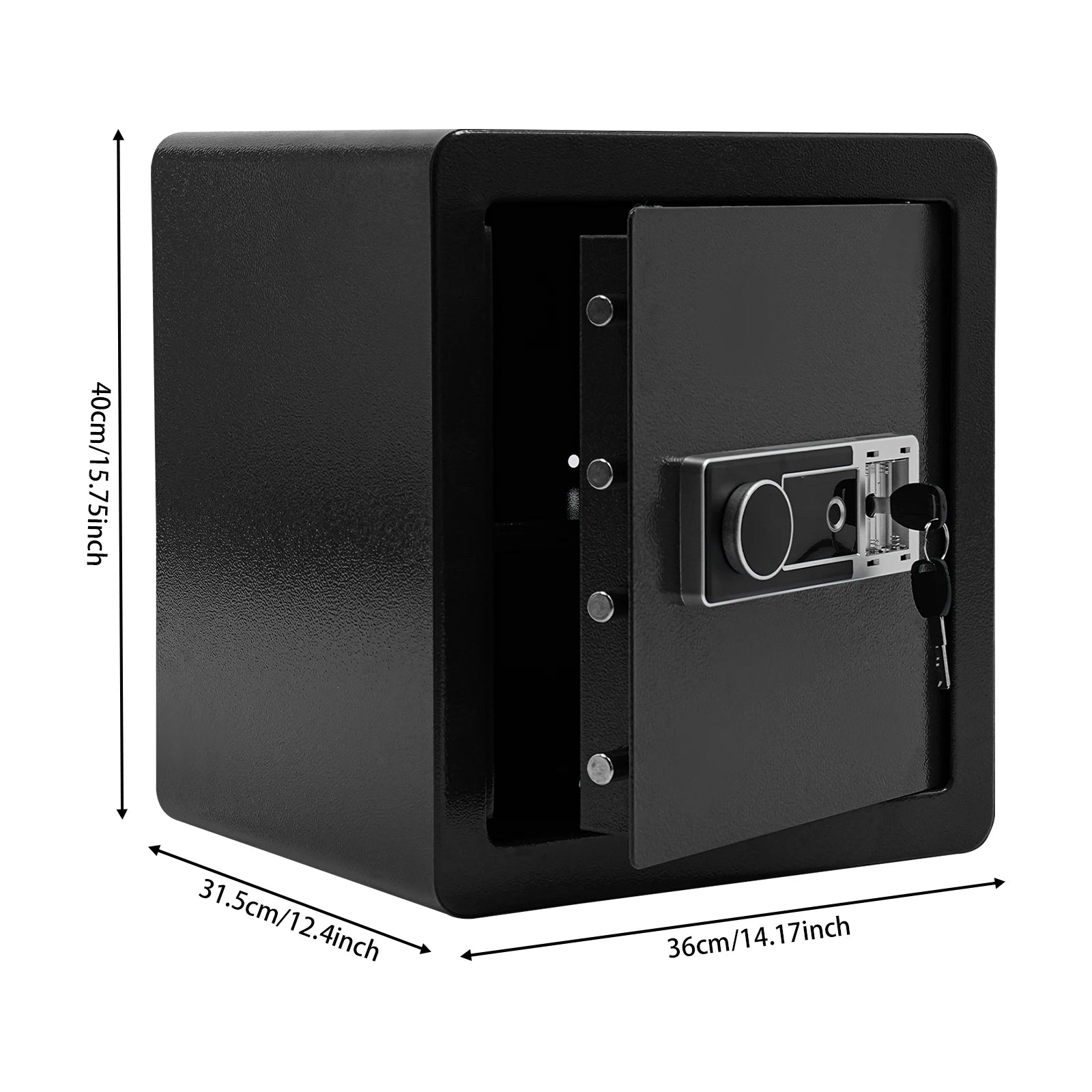 Domáci bezpečnostný sejf – 45L biometrická oceľ