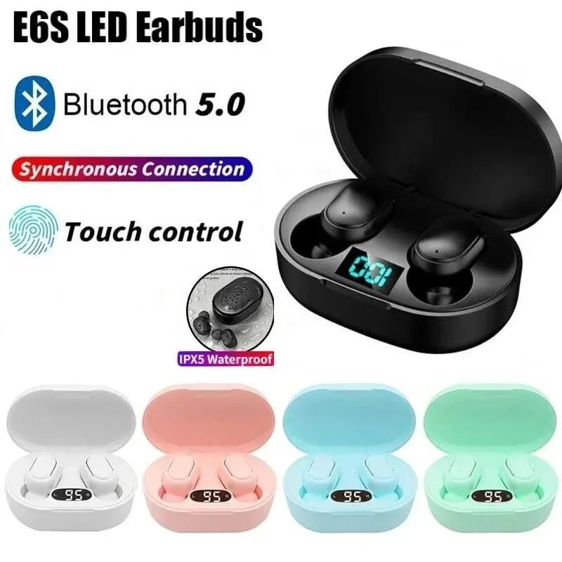E6S Wireless Bluetooth Earbuds with Display