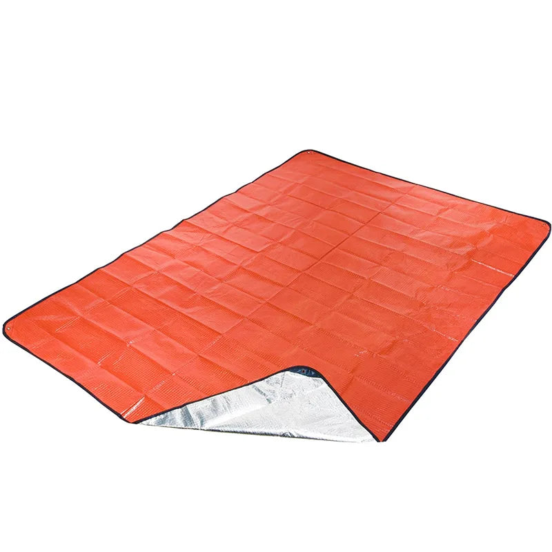 Outdoor PE Emergency Blanket: Portable Foldable, Insulation for Camping Survival, Windproof Waterproof