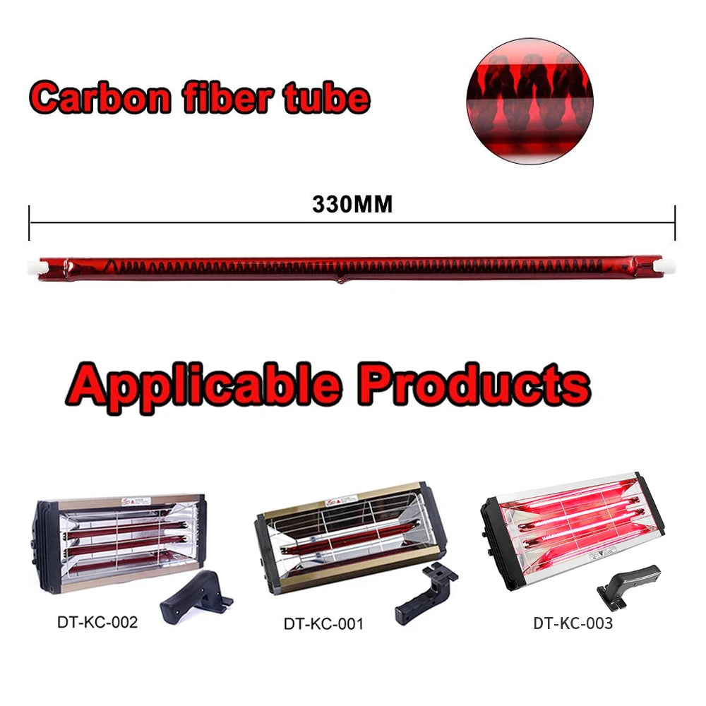 1000W Infrared Halogen Heating Lamp for Paint Drying & Curing