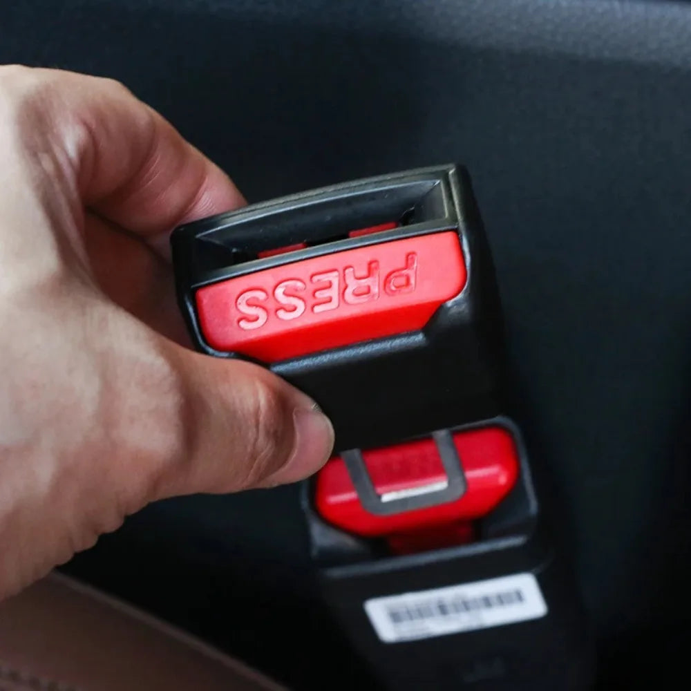 4 Stück Auto-Sitzgurtschnalle Verlängerung Sicherheits-Sitzgurt Verriegelung Schnalle Stecker Dicke Einlage Steckverlängerung Sicherheits-Sitzgurt Zubehör
