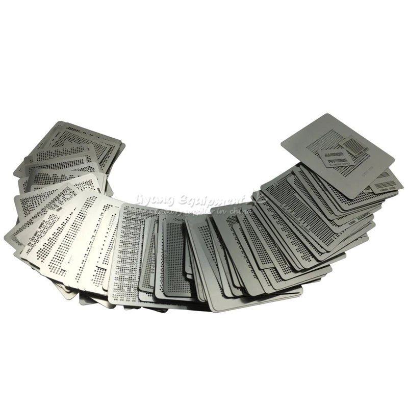 Juego de plantillas de reballing BGA universal de 27 piezas