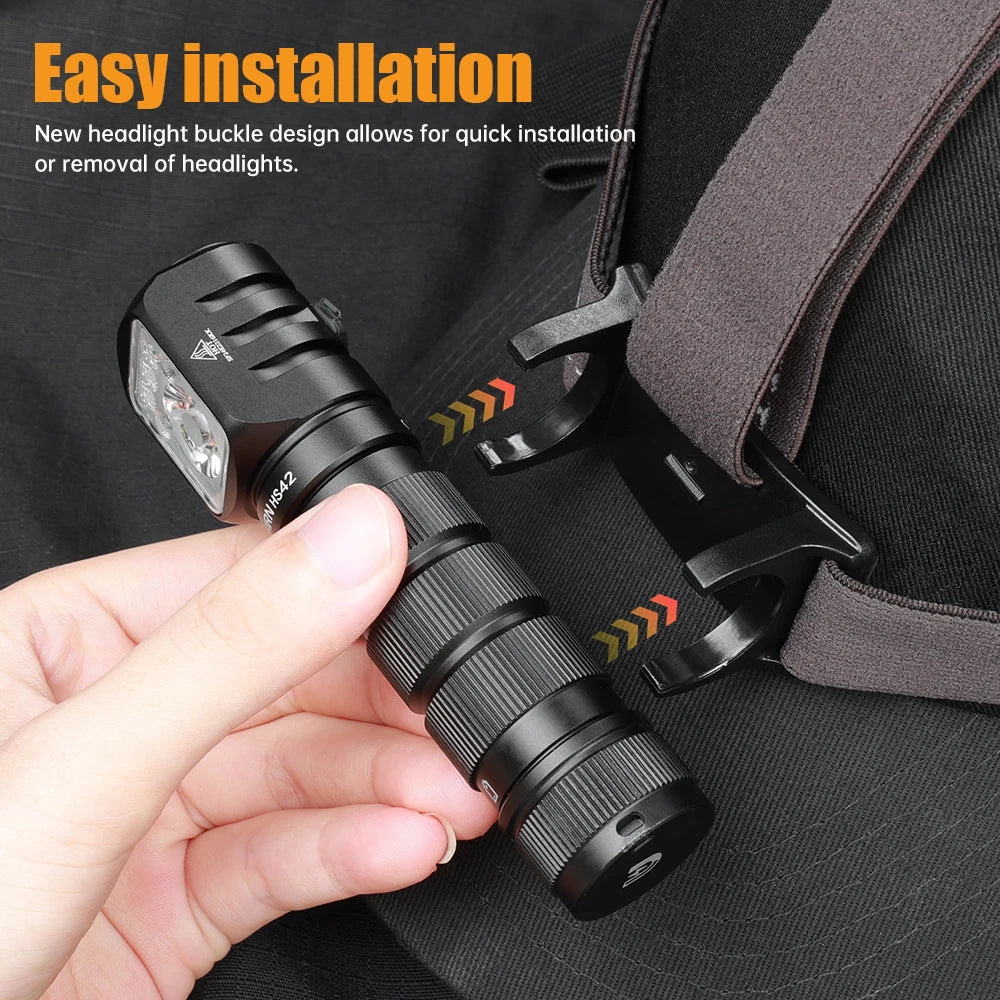 Sofirn HS42 Φακός κεφαλής 2100lm USB‑C Επαναφορτιζόμενος με Power Bank