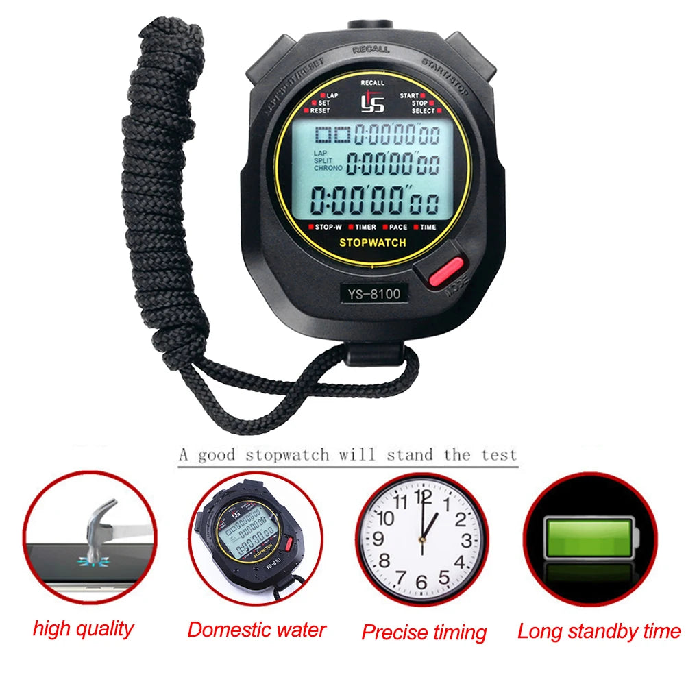 Digitale handstopwatch, verschillende modellen