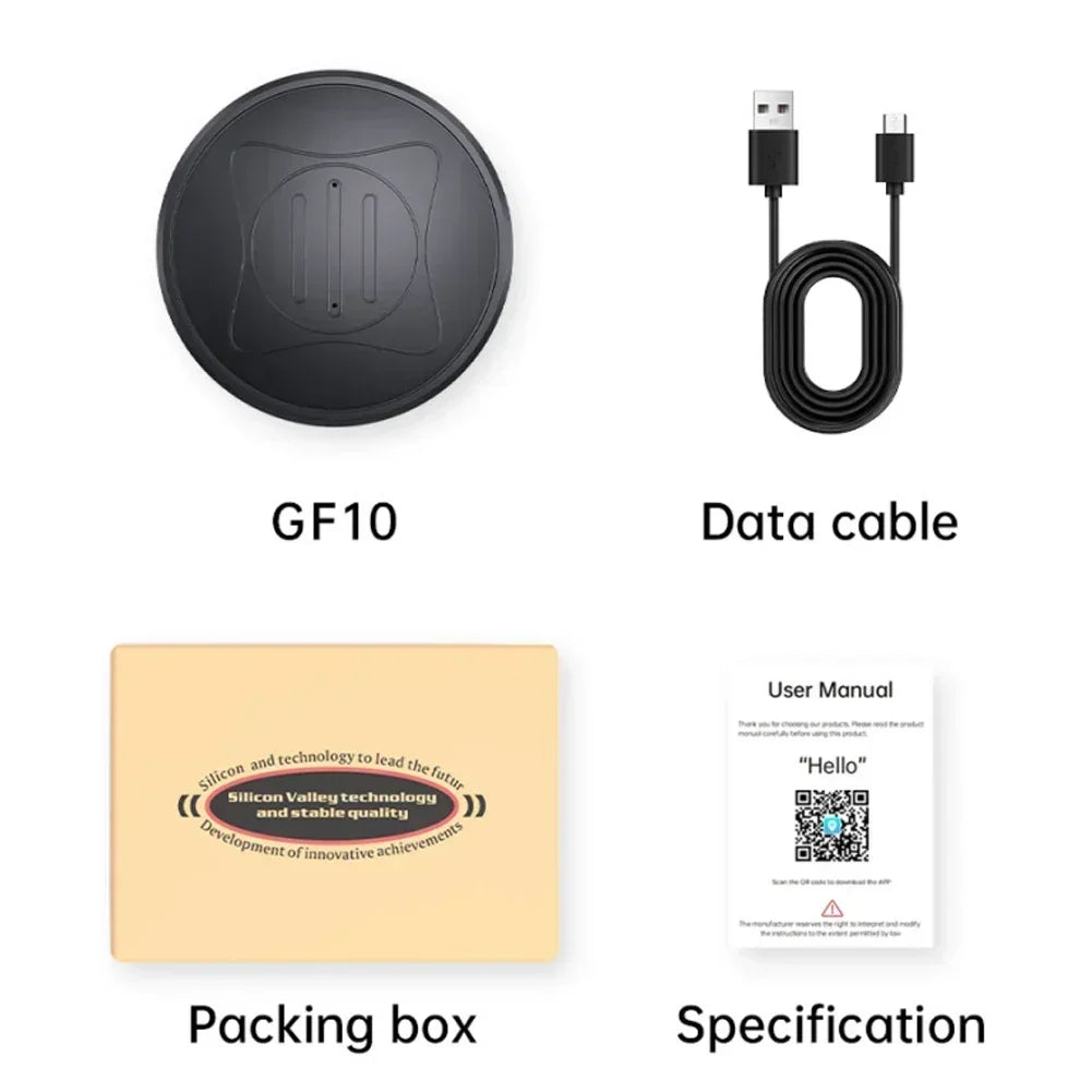 WiFi nélküli 2G Mini GPS Nyomkövető készülék erős mágneses tapadással anti-lopás helymeghatározó valós idejű pozíciókövető házi-állat-gyermek-idős és járművek számára