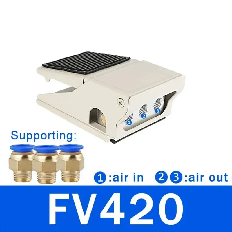 Pneumatic Foot-Pedal Valve Options