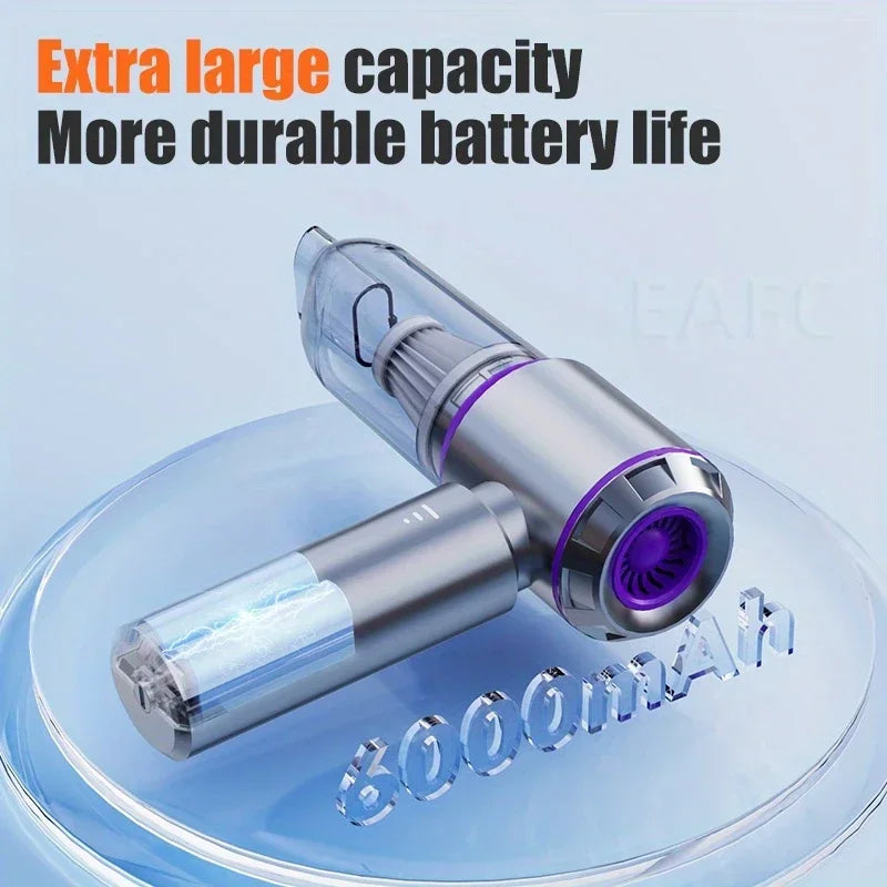 Cordless Handheld Vacuum 30000Pa for Car, Home, and Pet Hair