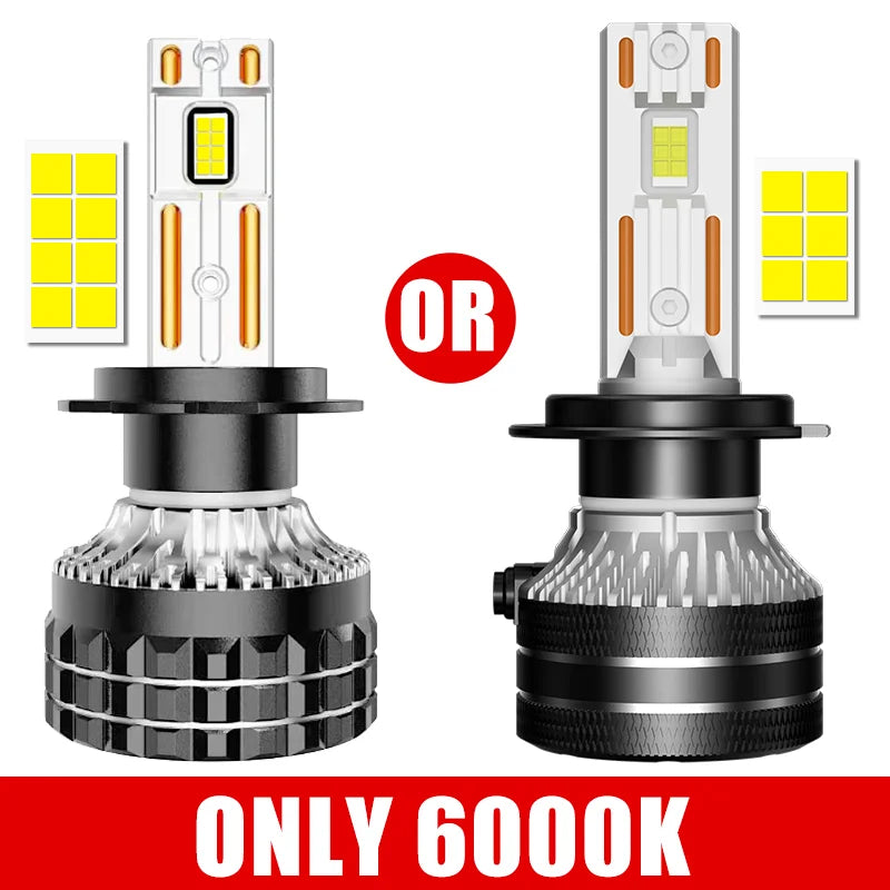 Bullvision H4 LED koplamp H7 H1 H11 H8 9005 HB3 9006 HB4 9012 HIR2 880 881 H27 9007 9008 H13 5570 CSP Canbus autos lamp mistlamp