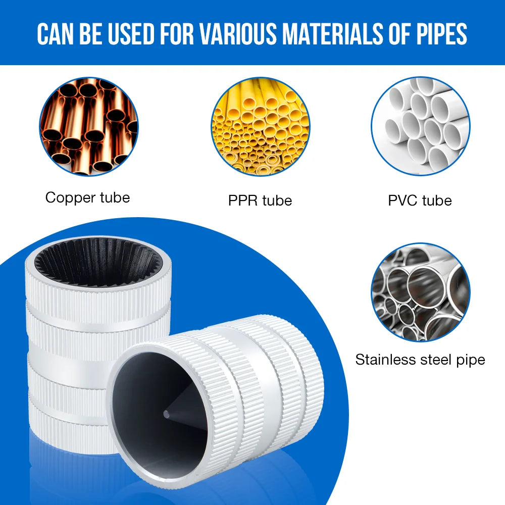 Aluminium Pipe Deburring Reamer, Size Options