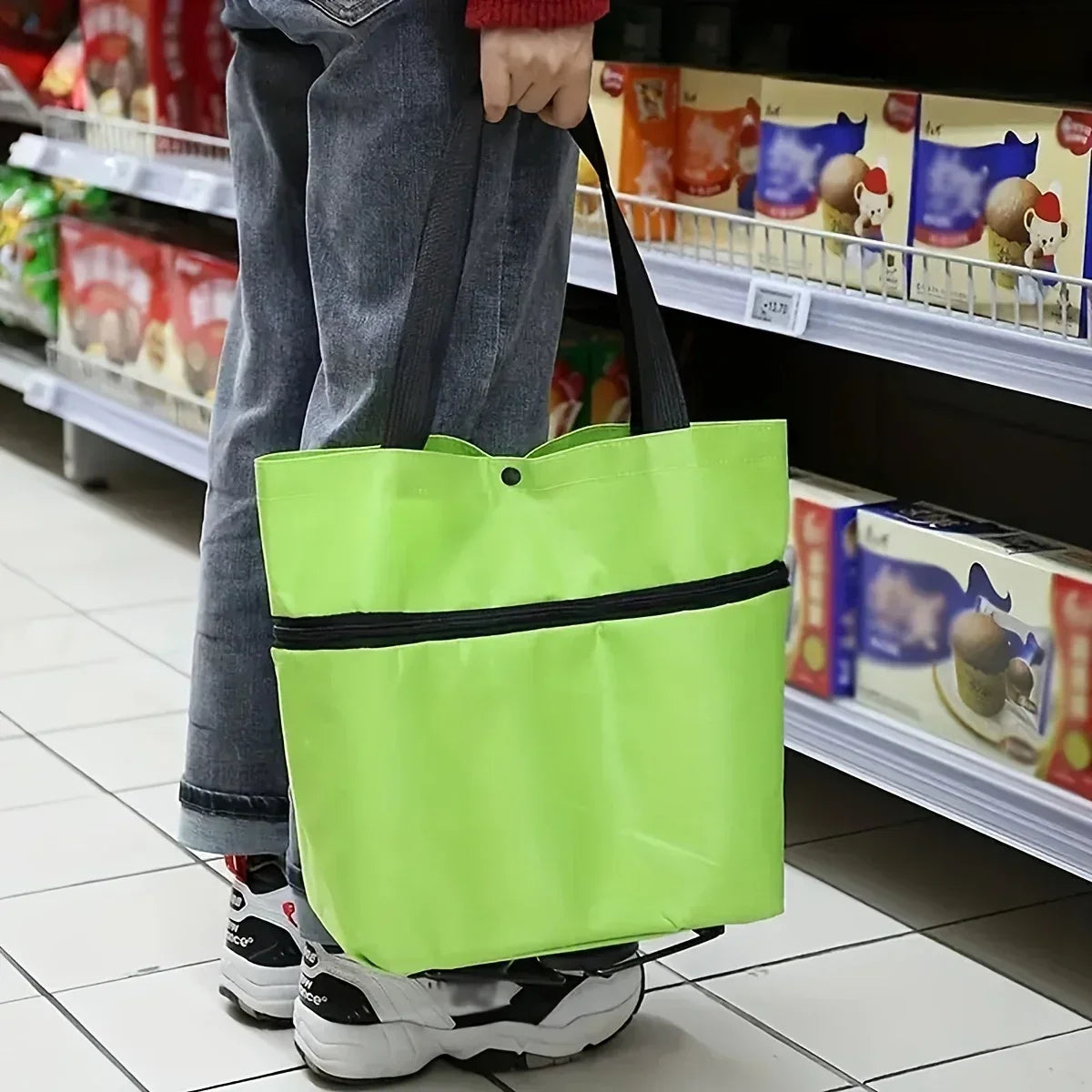 Foldable Shopping Trolley Bag