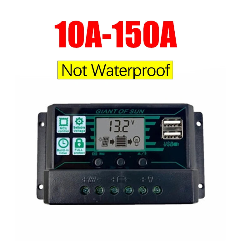 12 V / 24 V Solar Charge Controller with LCD