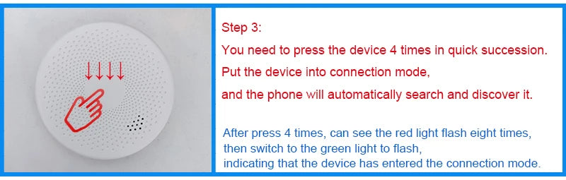 2 in 1 Version WiFi Tuya Smart Co & Smoke Detector Alarm Carbon Monoxide Parlor Room Kitchen Shop Fire PIR Sound Sensor Alert