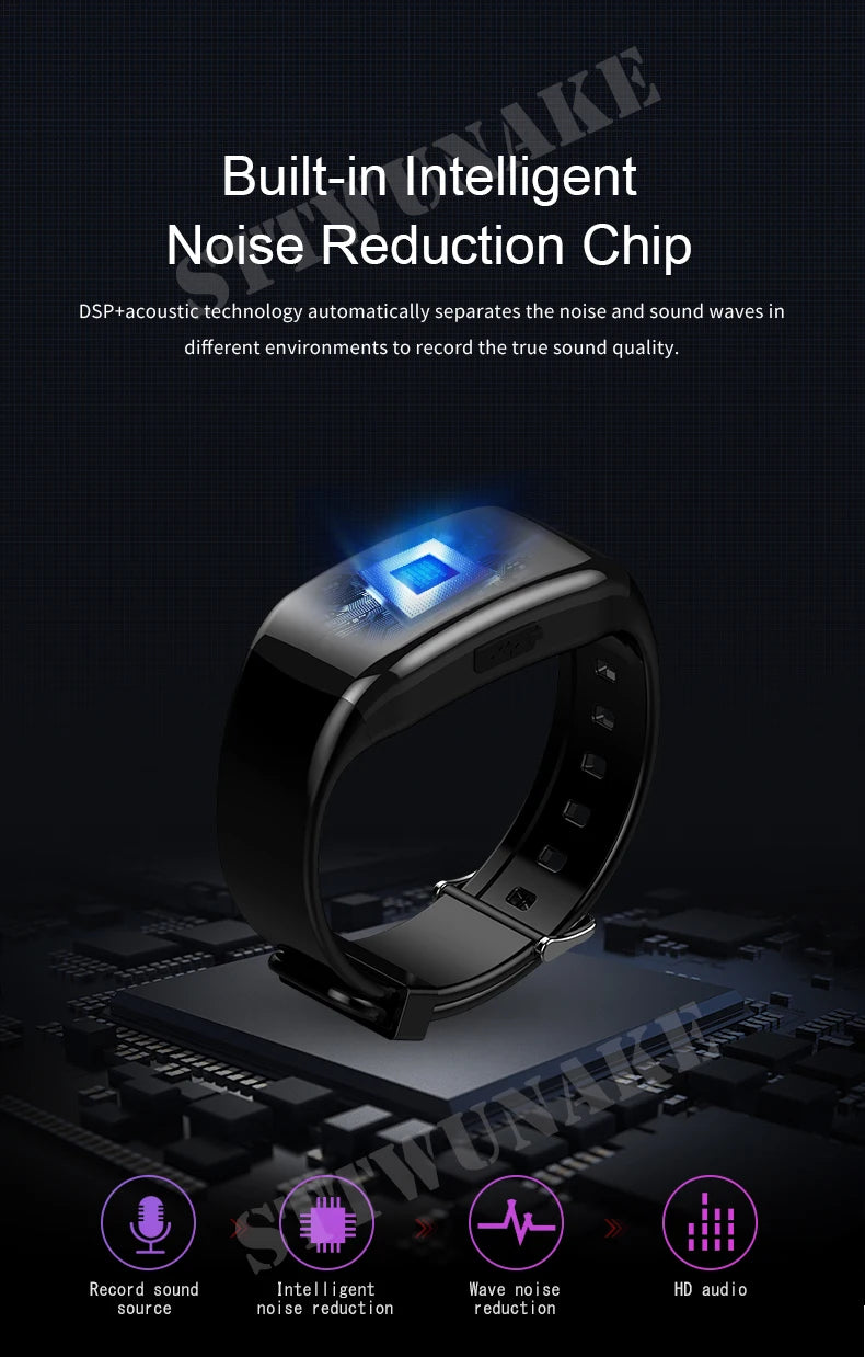 Mini Camera Watch 1080P HD DV Professional Digital Voice Video Recorder Bracelet Dictaphone Sound Small Micro Home Secret