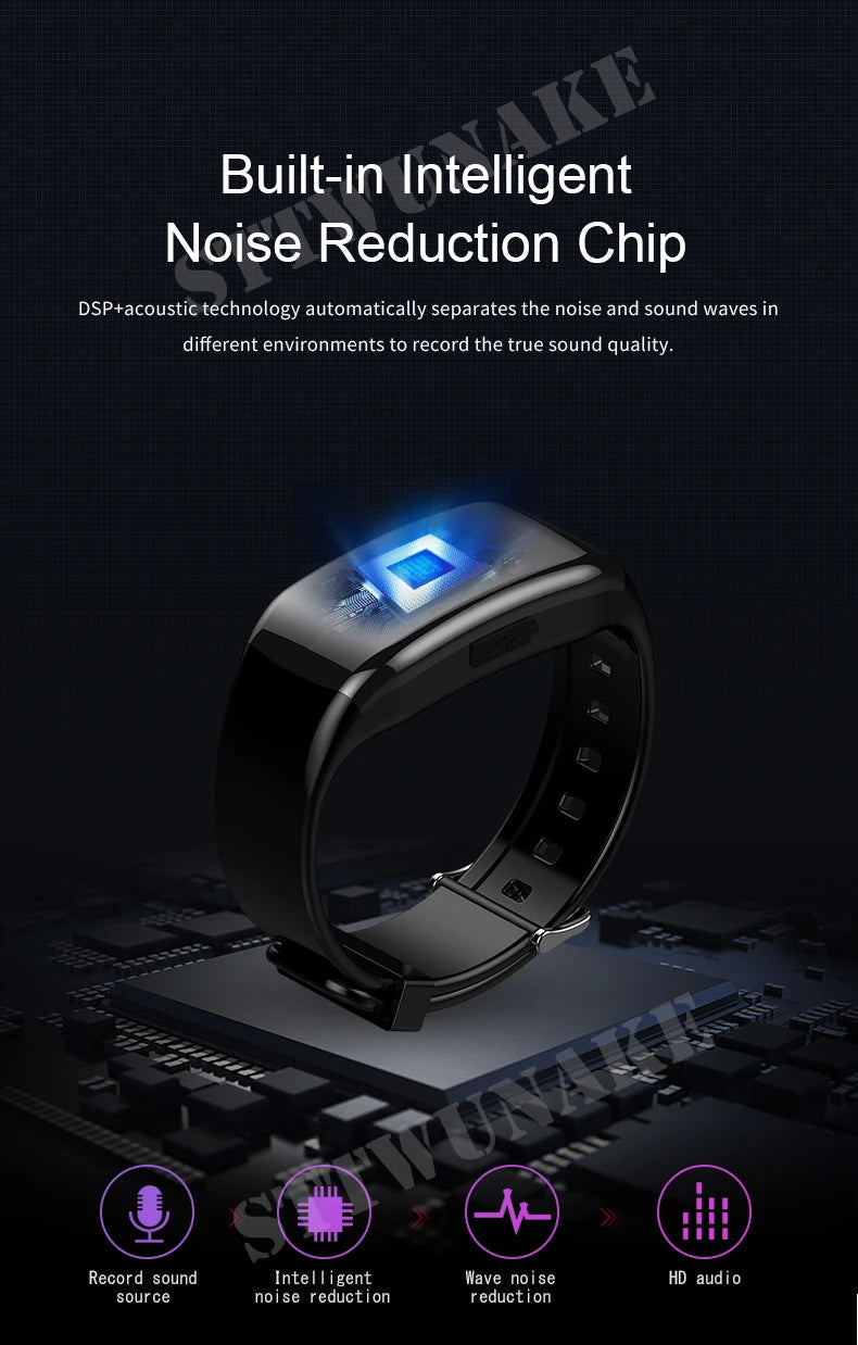 Mini Camera Watch 1080P HD DV Professional Digital Voice Video Recorder Bracelet Dictaphone Sound Small Micro Home Secret