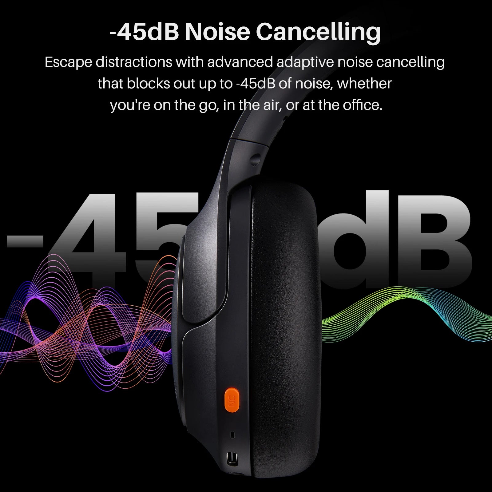 TOZO HT3 Kulaklıklar, Yapay Zeka Çeviri ve Kablosuz Bağlantı Özellikli