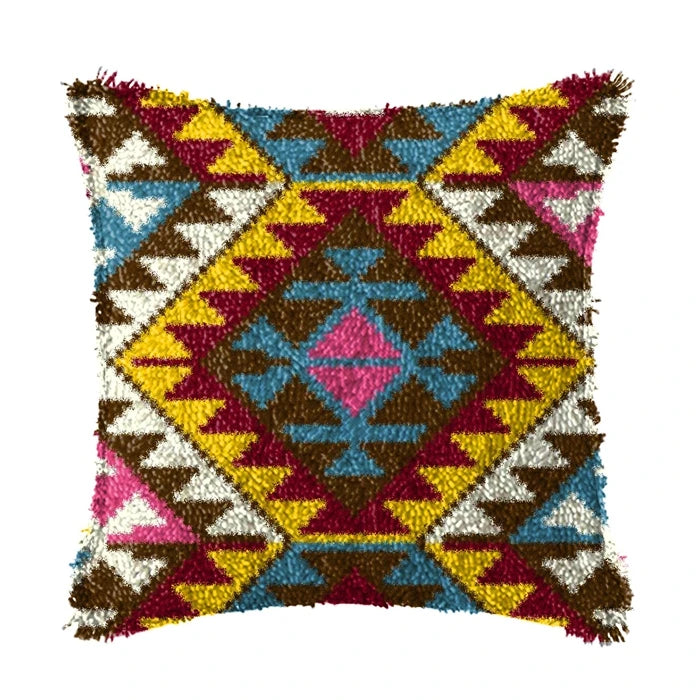 Καλούπι Κεντήματος Κουτιού 43 × 43 cm Latch Hook Cushion Craft Kit