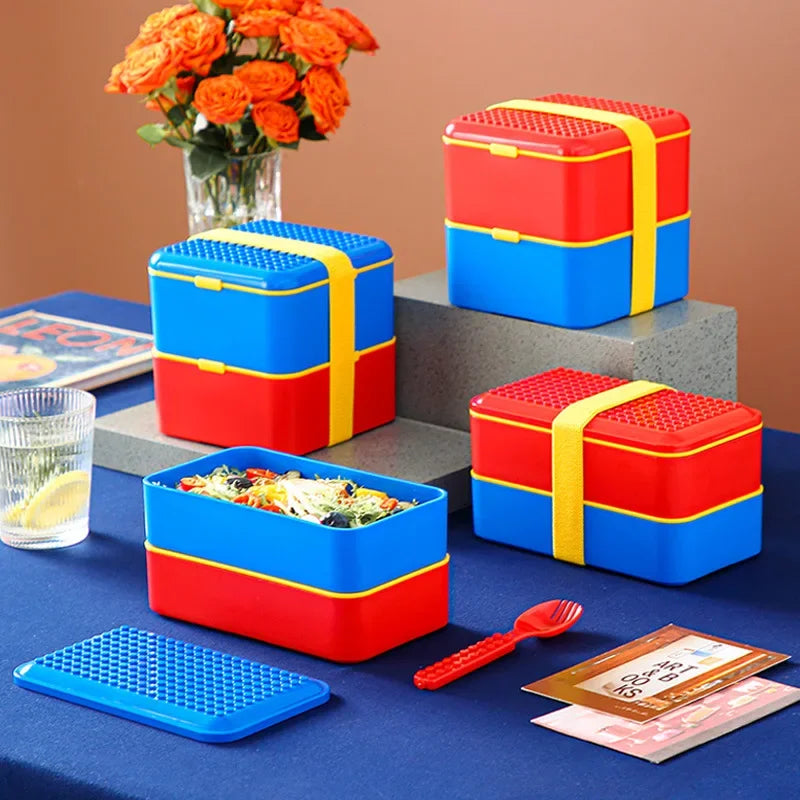 Building-Block Lunch Box or Separate Accessories